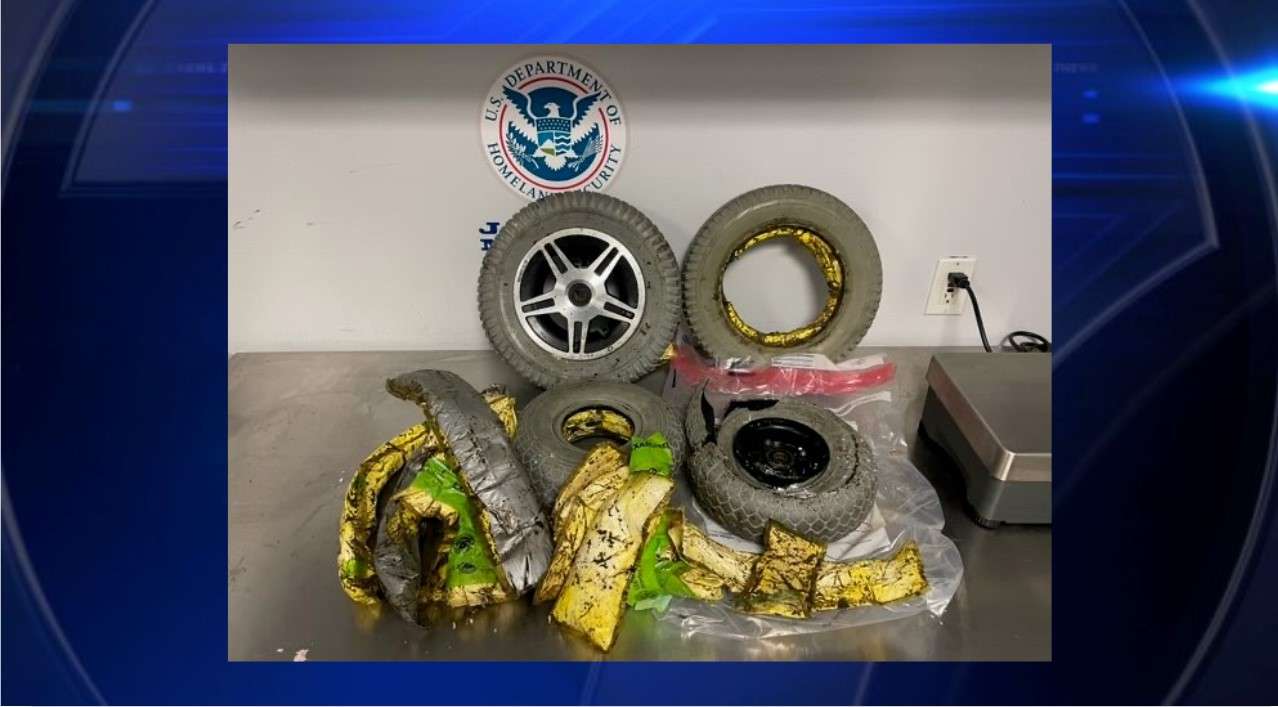 Woman arrested for hiding 28 pounds of cocaine in wheelchair wheels at ...