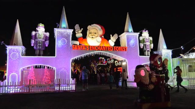 Santa s Enchanted Forest opens at new location after postponement due