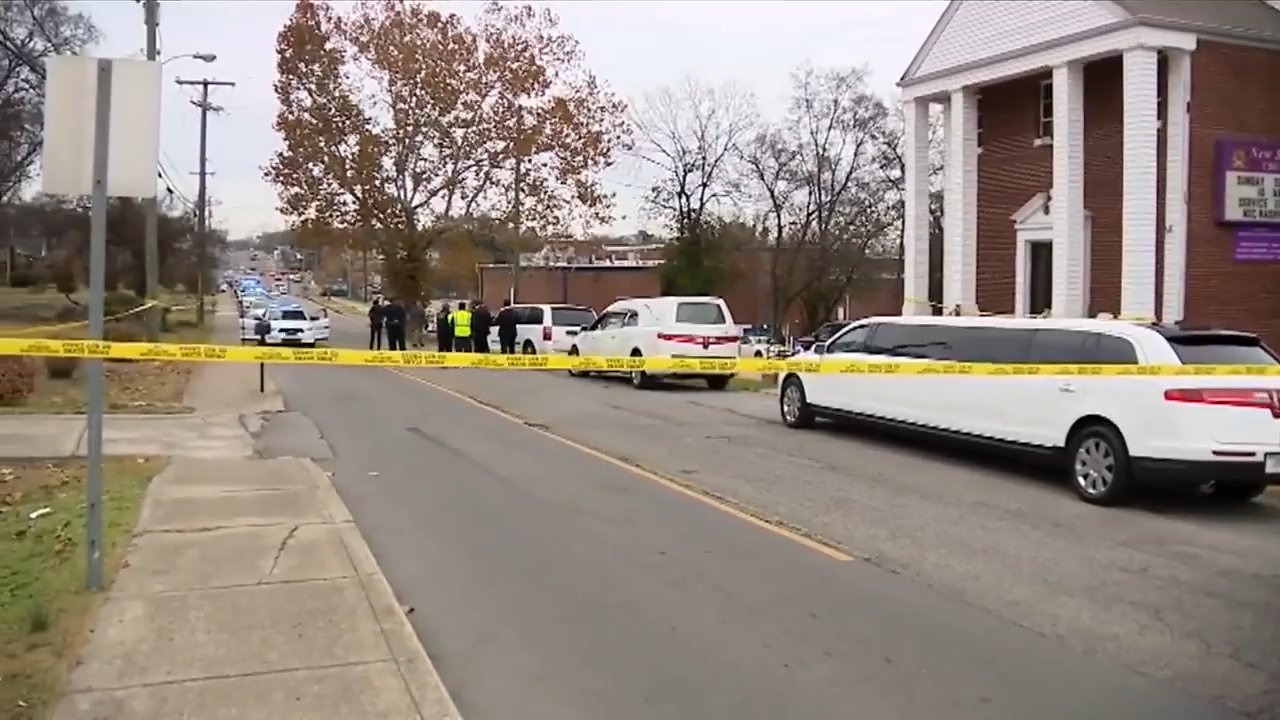 2 injured in a driveby shooting after a funeral service at a Nashville
