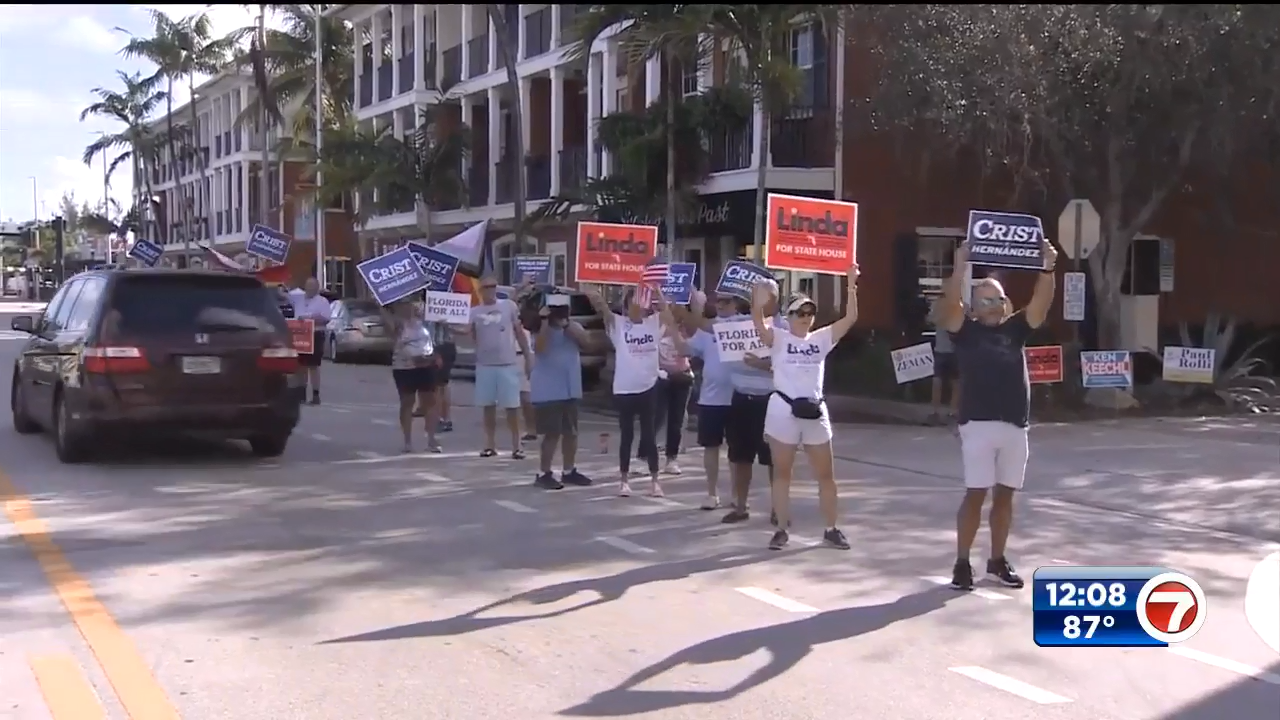 Candidates make more stops in South Florida amid early voting WSVN
