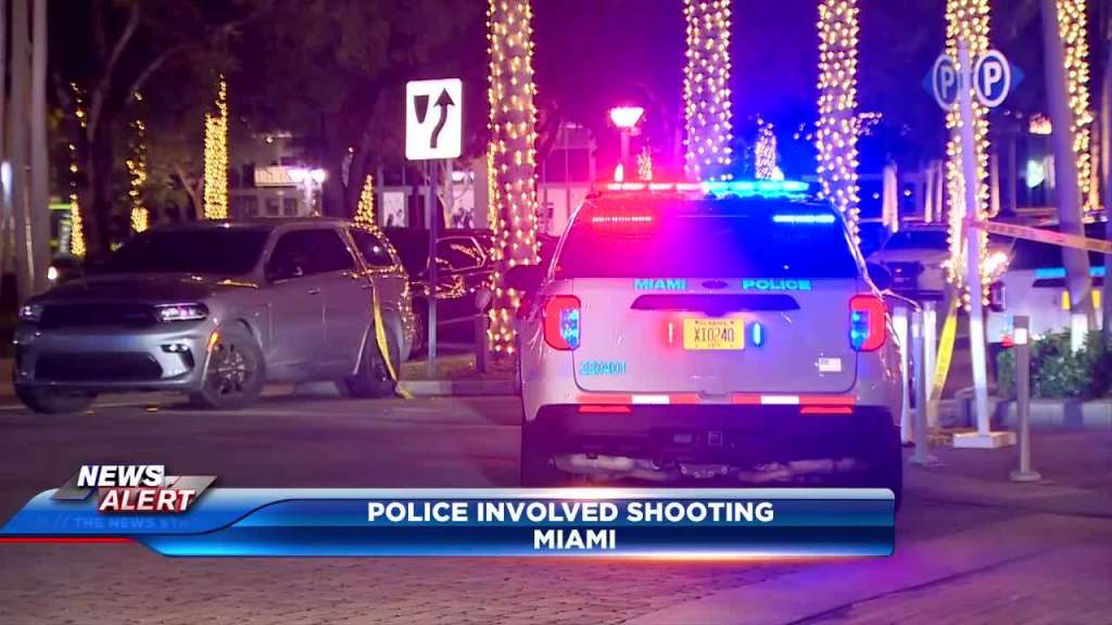 Law enforcement officials investigate policeinvolved shooting in Miami