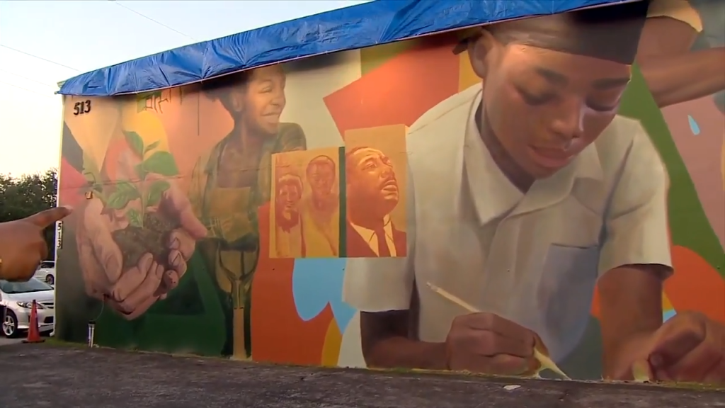 Mural unveiled at Habitat ReStore inspired by MLK’s belief in community
