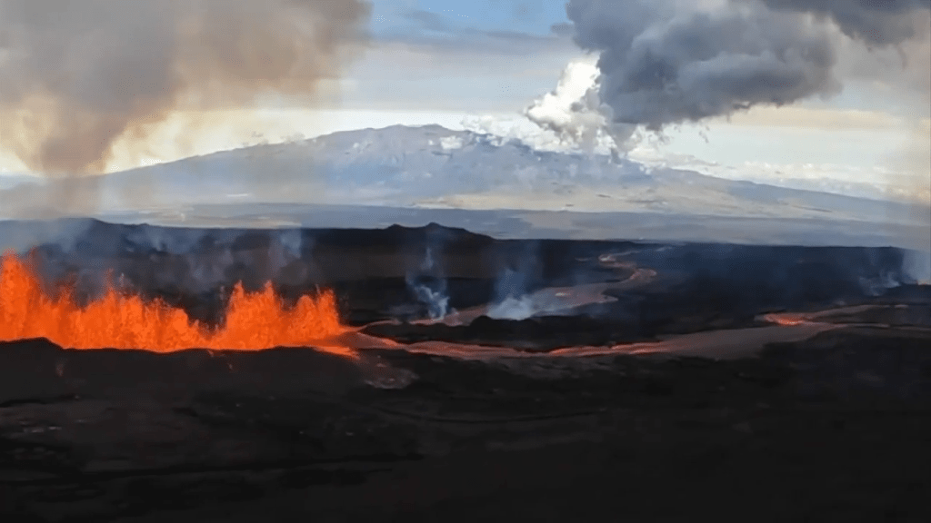 Hawaii activates National Guard as Mauna Loa’s unpredictable lava flow