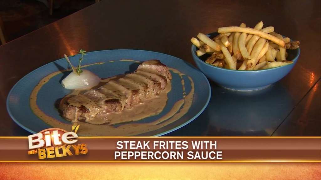 Steak Frites with Peppercorn Sauce / Semilla, Miami Beach WSVN 7News