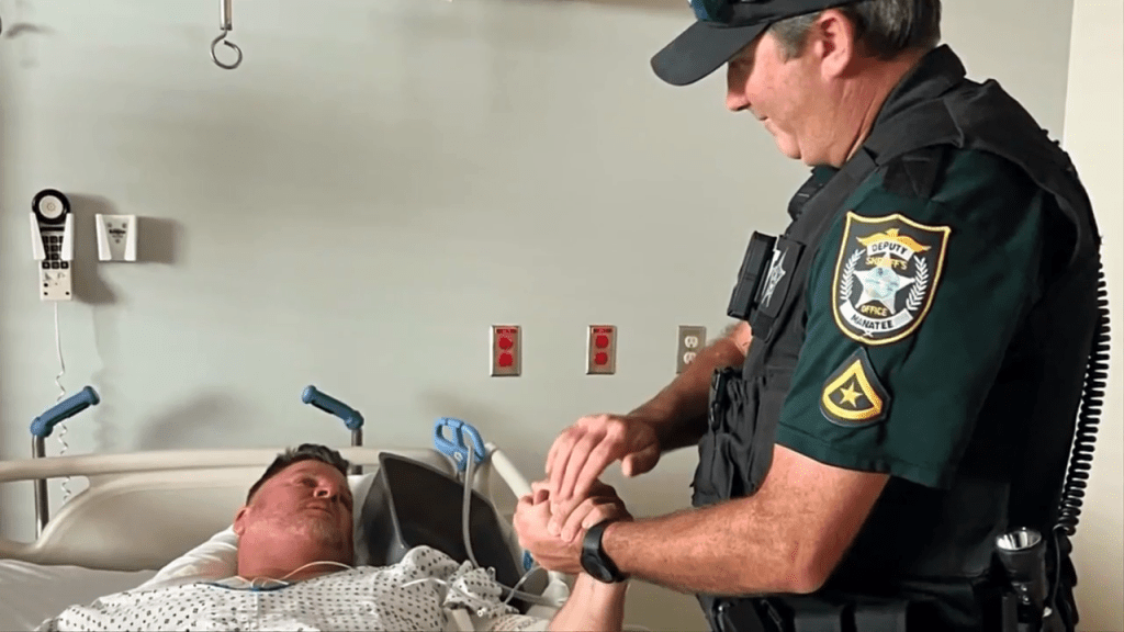Manatee County deputy administers CPR to sergeant having heart attack