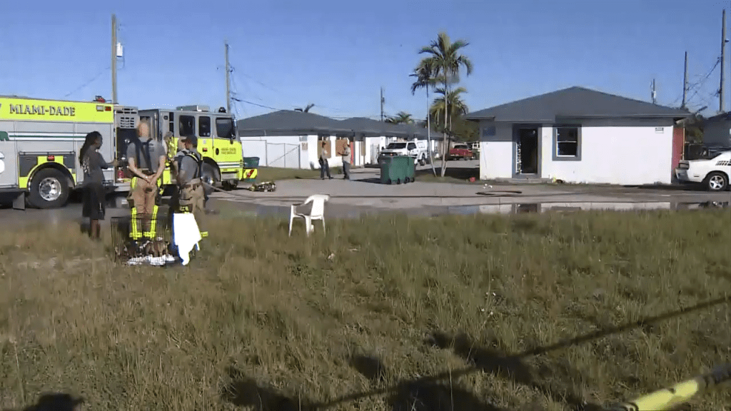 House fire in Florida City displaces family of 9; 1 hospitalized, 2 dogs killed WSVN 7News