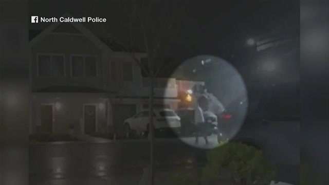 Suspects in stolen car plunged 20 feet and landed on a house, police ...