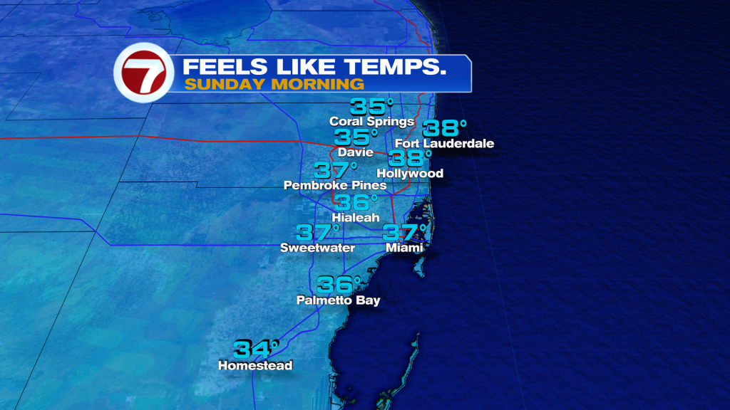 Bitter Blast of Cold Weather Arrives for the Weekend WSVN 7News