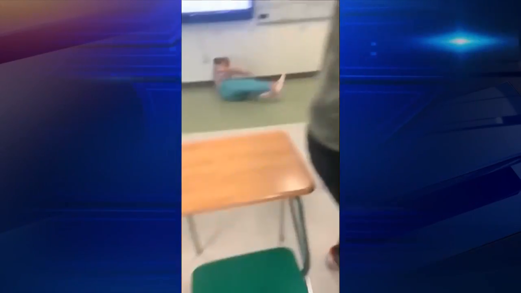 Teacher hit by student during classroom brawl at North Miami Senior