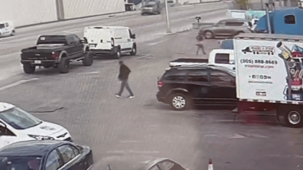 Surveillance captures thief stealing money from truck in Medley; 2 at ...