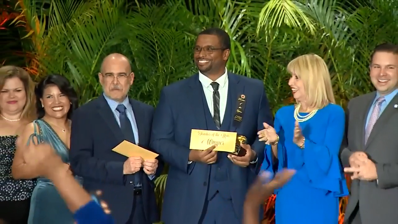 MDCPS announces Don Clerveaux as Teacher of the Year WSVN 7News