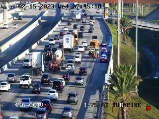 Car fire on I-75 causes lane closures, heavy delays near Turnpike ...