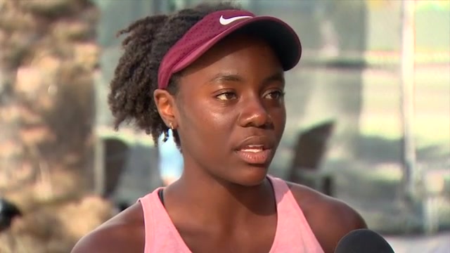 Teenager athlete trains with father to set up career in expert tennis
