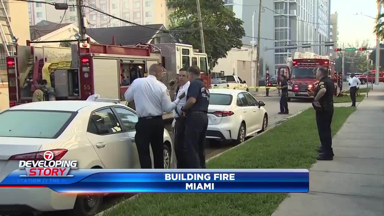 Fire breaks out in abandoned building in Miami WSVN 7News Miami News, Weather, Sports Fort