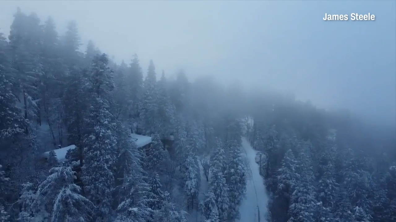 To the rooftops Staggering snowfall in California mountains WSVN