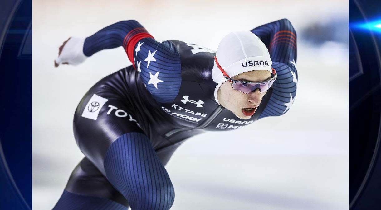 American teenage speed skating sensation Jordan Stolz youngest