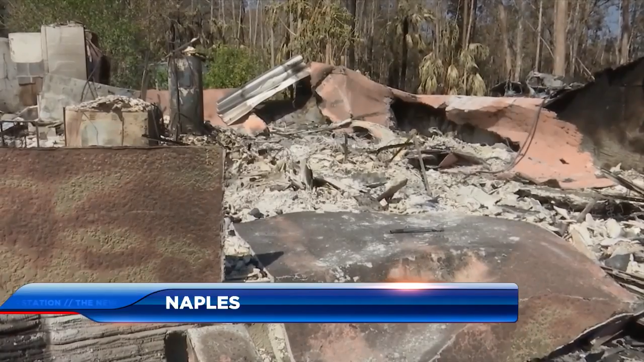 Homes lost after brush fire burns in Collier County WSVN 7News