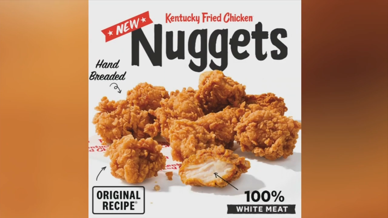 KFC Introduces new handbreaded chicken nuggets with original recipe