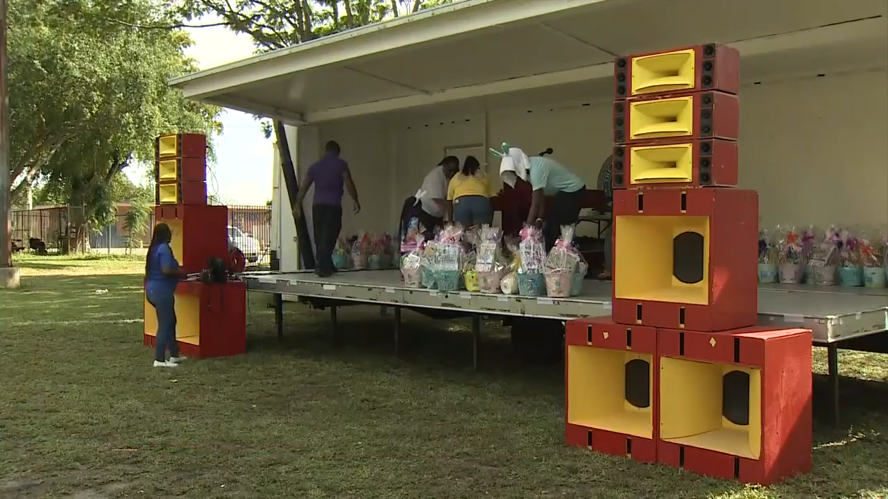 South Florida religious organization holds annual Easter basket