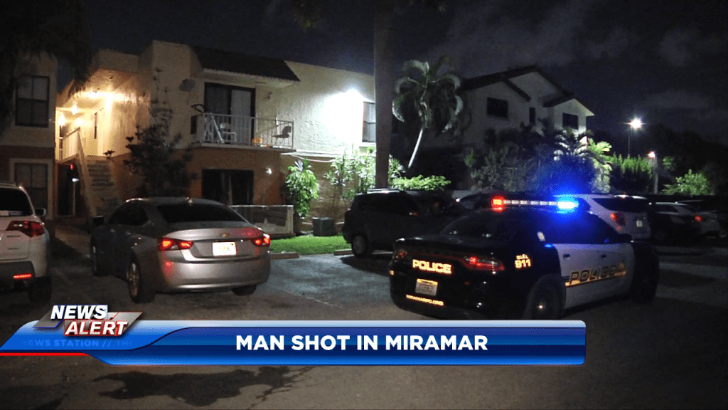 Man shot hospitalized following shooting in Miramar