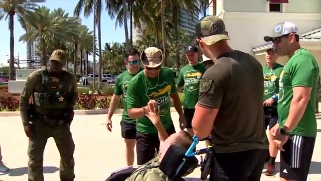 Law enforcement officers join Special Olympics athletes at Torch Run in Pompano Beach Law enforcement officers join Special Olympics athletes at Torch Run in Pompano Beach