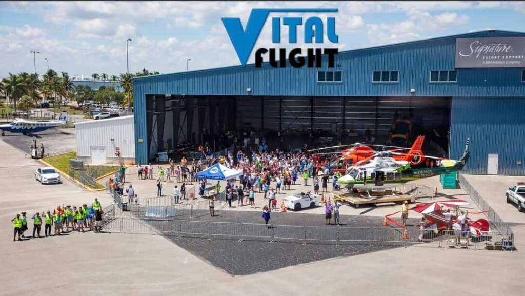 Vital Flight hosts event for special needs children at OpaLocka
