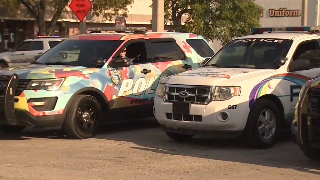 North Miami PD join 25 other police departments unveiling cruisers wrapped for autism awareness North Miami PD join 25 other police departments unveiling cruisers wrapped for autism awareness