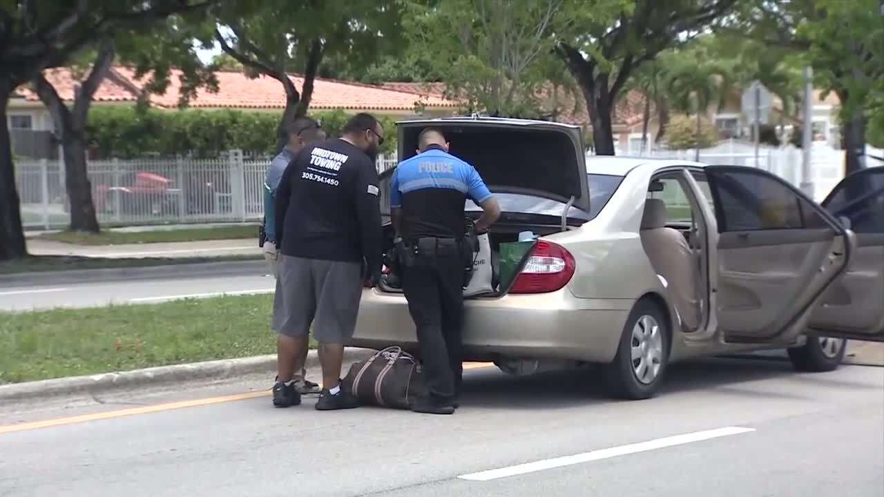Driver accused of running down officer taken into custody in NW Miami ...