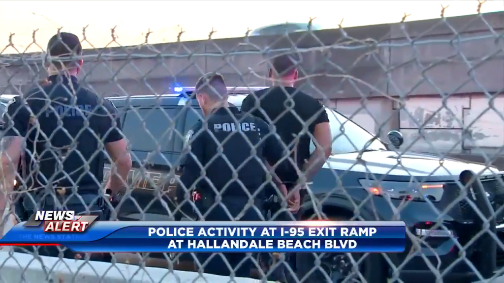 Police pursuit ends on I95 exit ramp at Hallandale Beach Blvd Flipboard