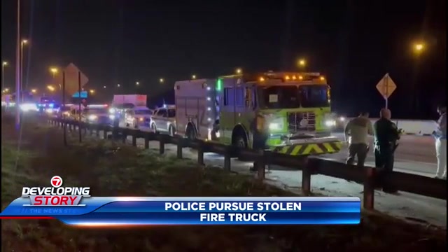 Driver in custody after police pursuit of MDFR truck stolen in North Miami Beach ends on Turnpike near Boynton Beach Driver in custody after police pursuit of MDFR truck stolen in North Miami Beach ends on Turnpike near Boynton Beach