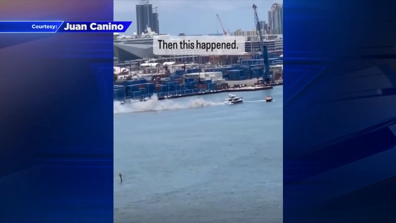 50foot yacht catches fire near Dodge Island; no injuries WSVN 7News