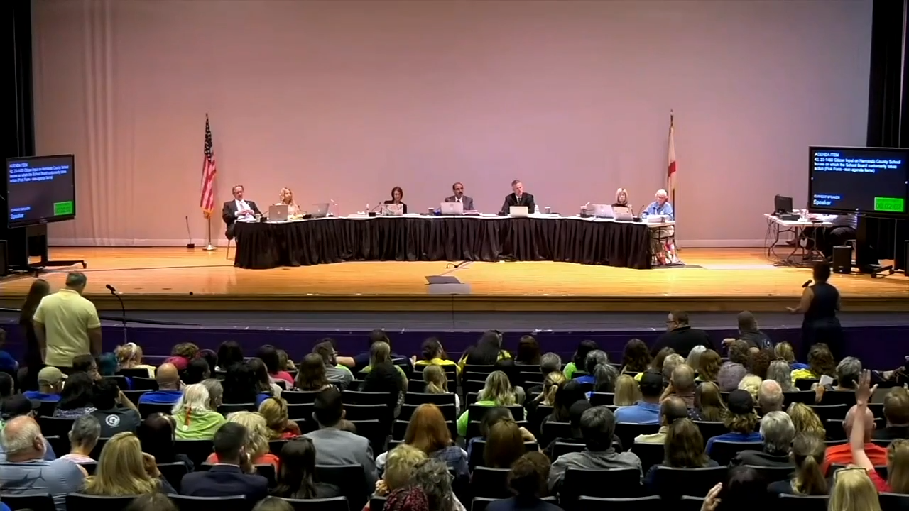 School Board meeting shows split support for Florida teacher under
