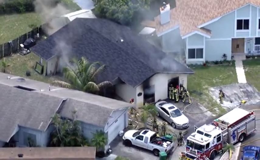 Crews put out house fire in Miramar WSVN 7News Miami News, Weather