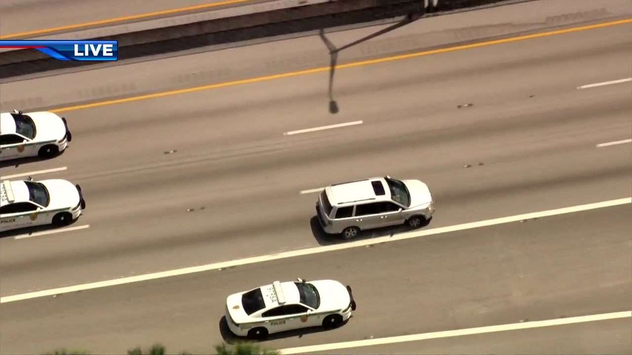 Man arrested after leading police on slow-speed chase in stolen vehicle ...