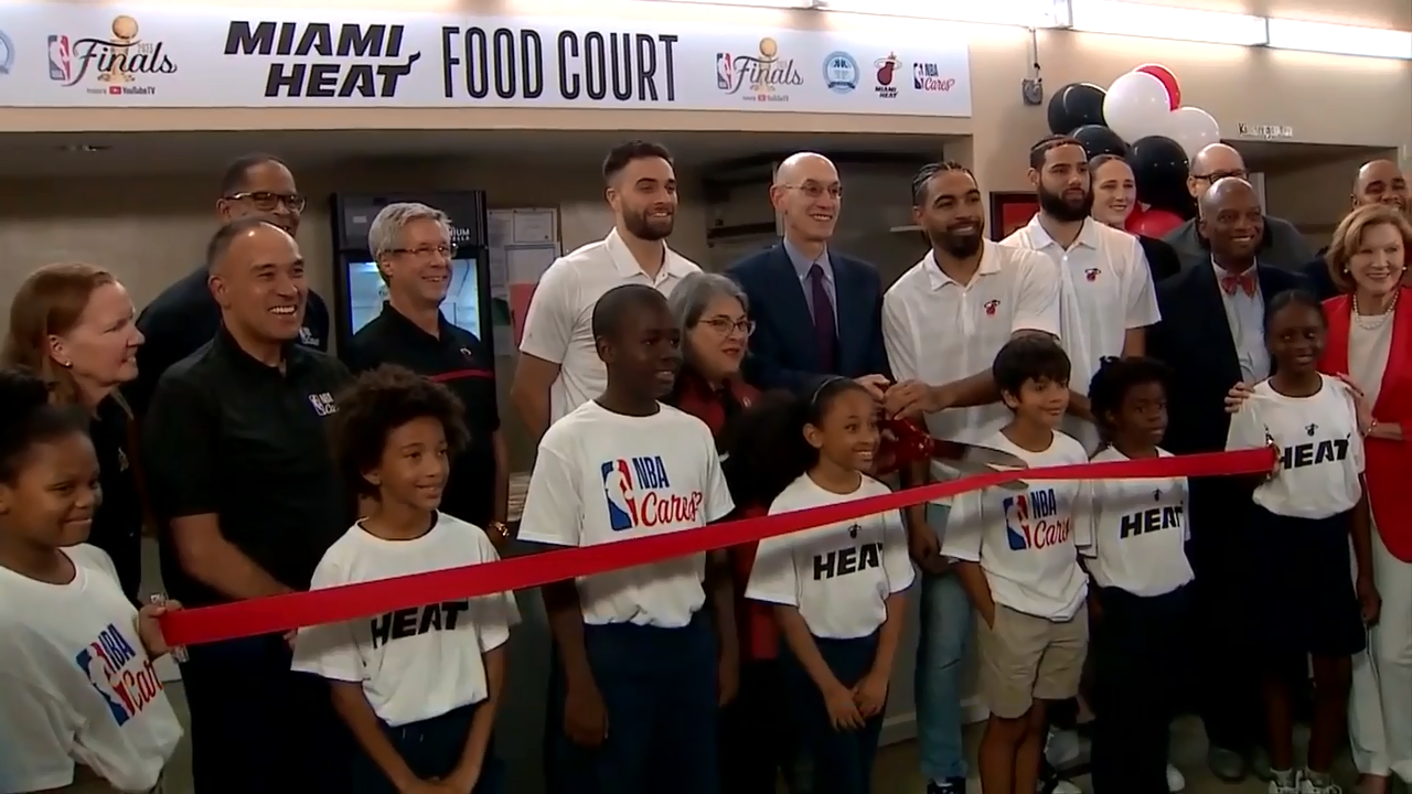 Miami Heat players just take section in ribbon-slicing for refurbished kitchen, feeding on region at Overtown’s Treatment Elementary – WSVN 7Information | Miami Information, Weather, Sporting activities | Fort Lauderdale