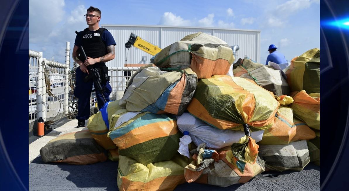 Coast Guard offloads cocaine worth 186M in Miami seized in Caribbean Atlantic 12 in custody WSVN 7News Miami News Weather Sports Fort Lauderdale Coast Guard offloads cocaine worth 186M in Miami seized in Caribbean Atlantic 12 in custody WSVN 7News Miami News Weather Sports Fort Lauderdale