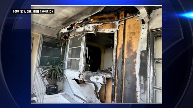 3 displaced after fire damages mobile home in Pompano Beach  WSVN 7News  Miami News Weather Sports  Fort Lauderdale