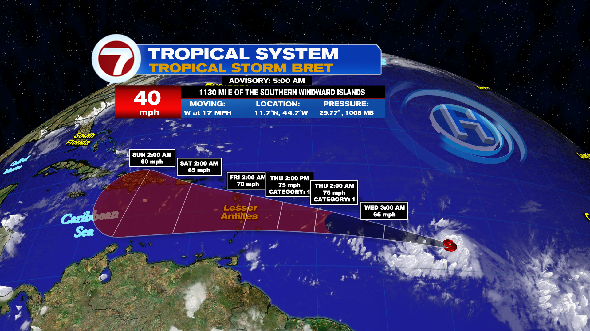 UNSETTLED WEATHER CONTINUES - WSVN 7News | Miami News, Weather, Sports ...