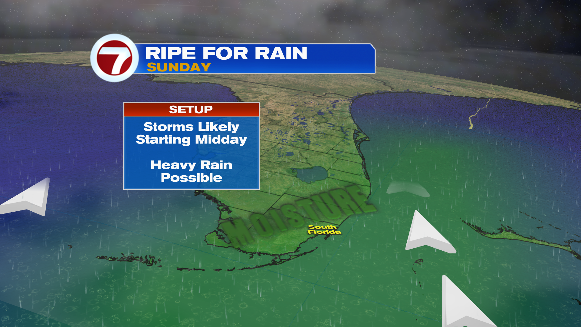 Storms in Store Early Week - WSVN 7News | Miami News, Weather, Sports ...