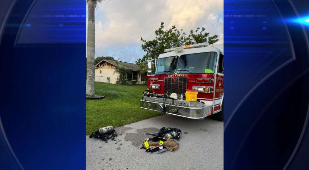 Person smoking while connected to oxygen tank causes Cape Coral house