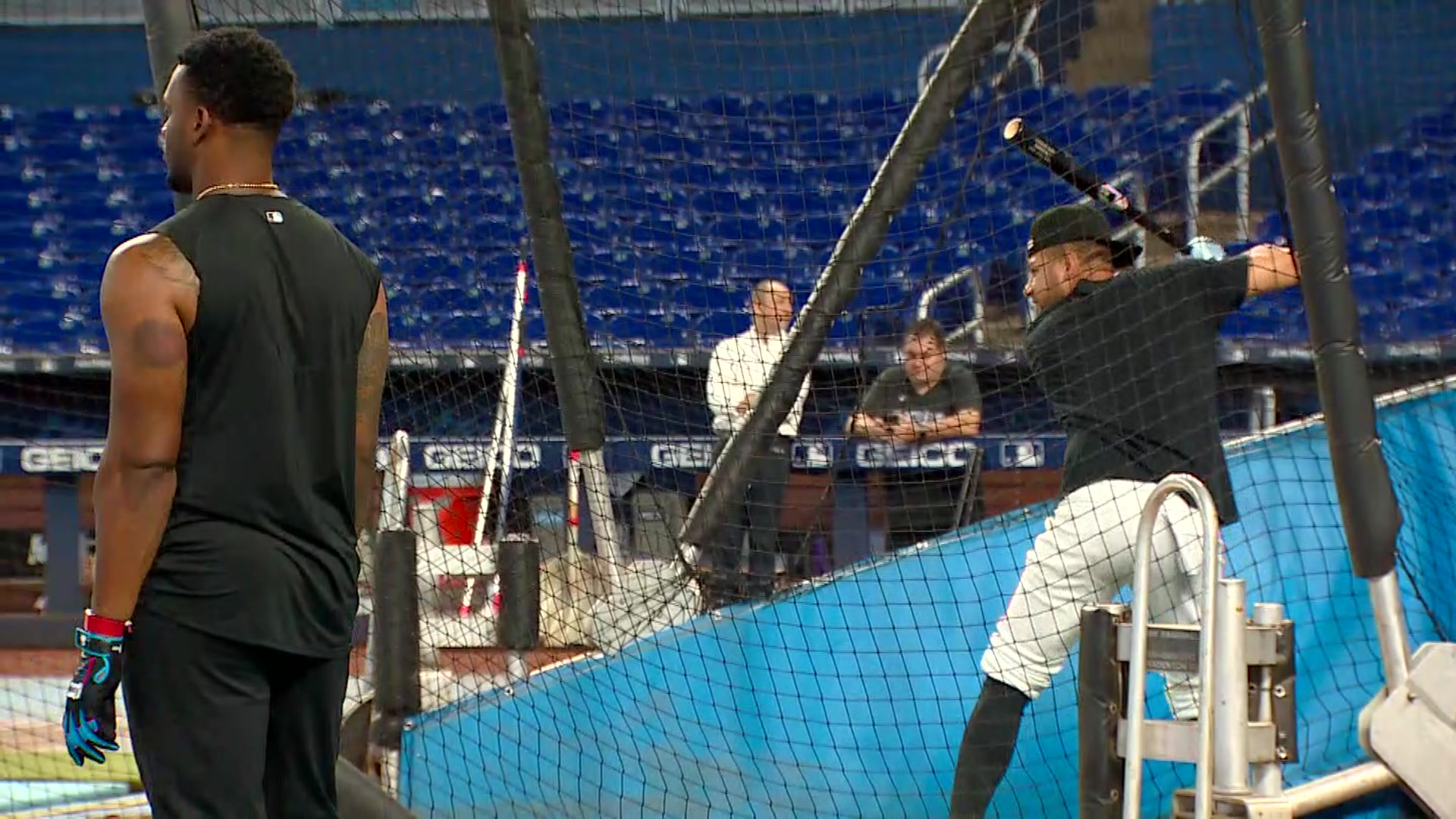 230721 MARLINS BATTING PRACTICE WSVN 7News Miami News, Weather