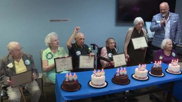 'We are here': Centennial celebration held for 6 Holocaust survivors from Broward County - WSVN 7News | Miami News, Weather, Sports - Vimarsana News