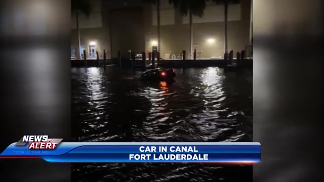 Divers searching Fort Lauderdale canal after car found partially submerged WSVN 7News Miami News Weather Sports Fort Lauderdale Divers searching Fort Lauderdale canal after car found partially submerged WSVN 7News Miami News Weather Sports Fort Lauderdale