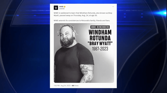 Professional wrestler Bray Wyatt dies at age 36, WWE says