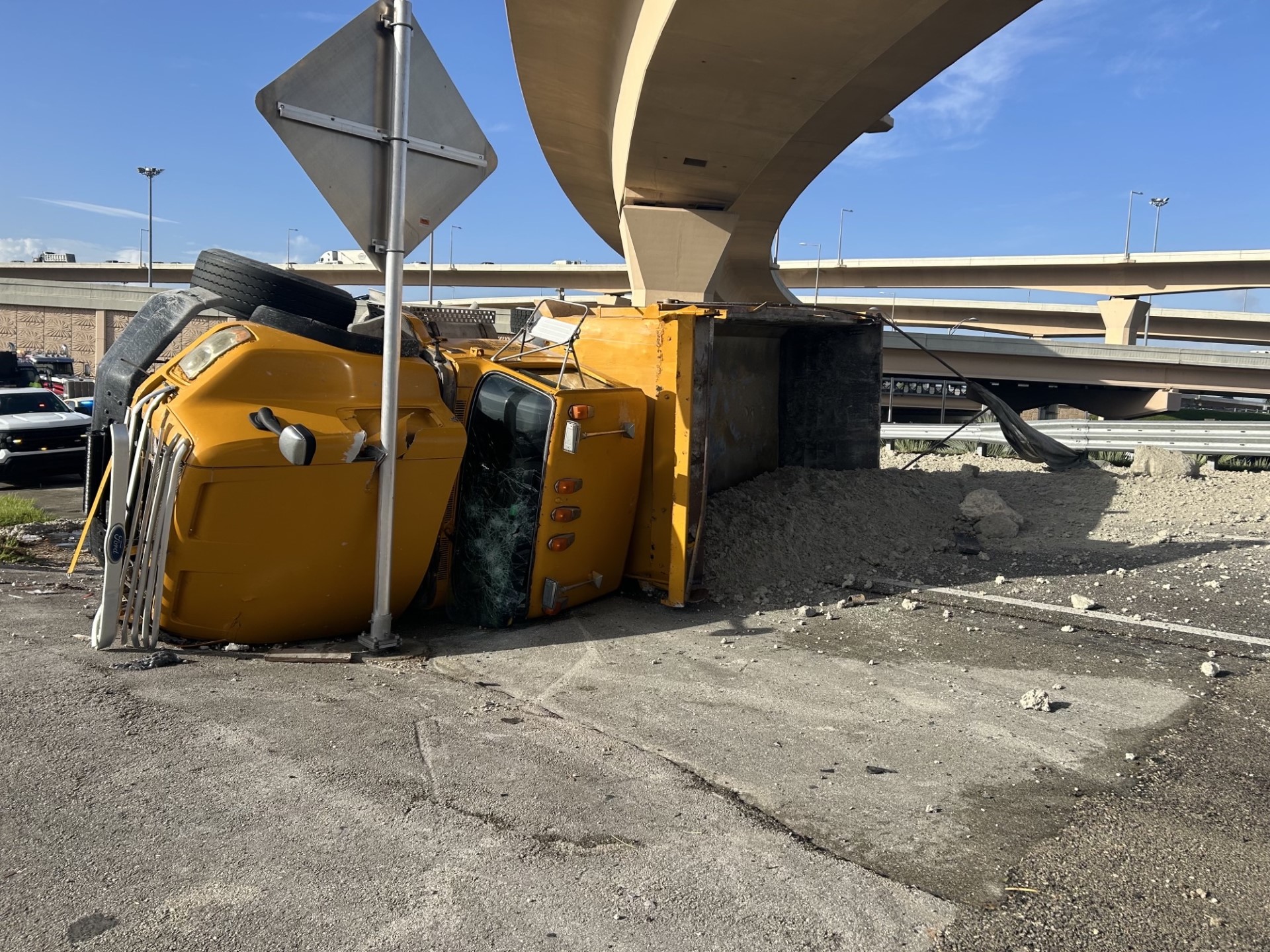 Entrance ramp onto north SR826 from west SR836 reopens after truck overturns  WSVN 7News  Miami News Weather Sports  Fort Lauderdale Entrance ramp onto north SR826 from west SR836 reopens after truck overturns  WSVN 7News  Miami News Weather Sports  Fort Lauderdale
