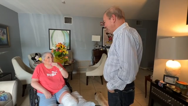 Excited after amputation - WSVN 7News | Miami News, Weather, Sports - Vimarsana News