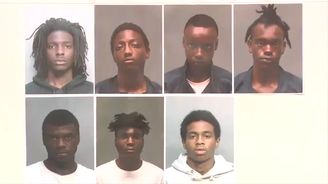 Police arrest 7 teens accused of breaking into vehicles committing