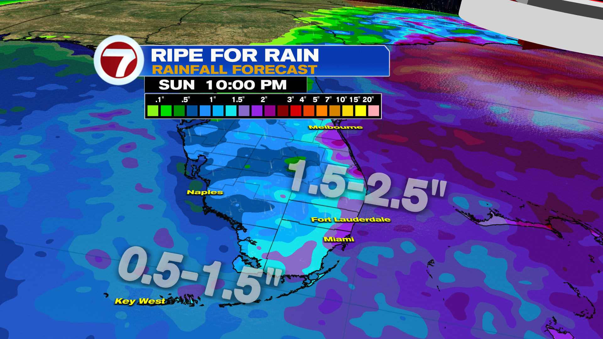 Remaining Ripe for Rain - WSVN 7News | Miami News, Weather, Sports ...
