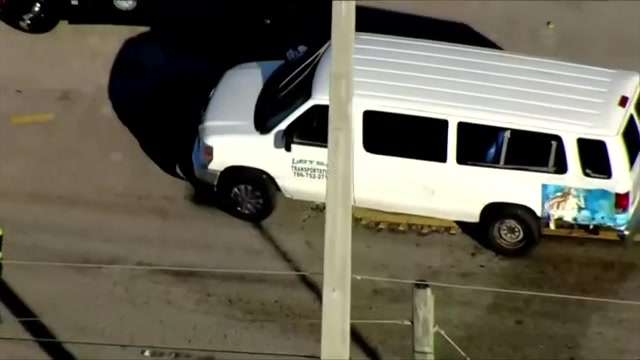 4 children injured after school transport van collides with truck in SW ...