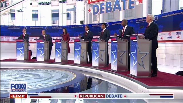 Candidates in 2nd GOP debate attack each other and Trump    even though hes absent  WSVN 7News  Miami News Weather Sports  Fort Lauderdale